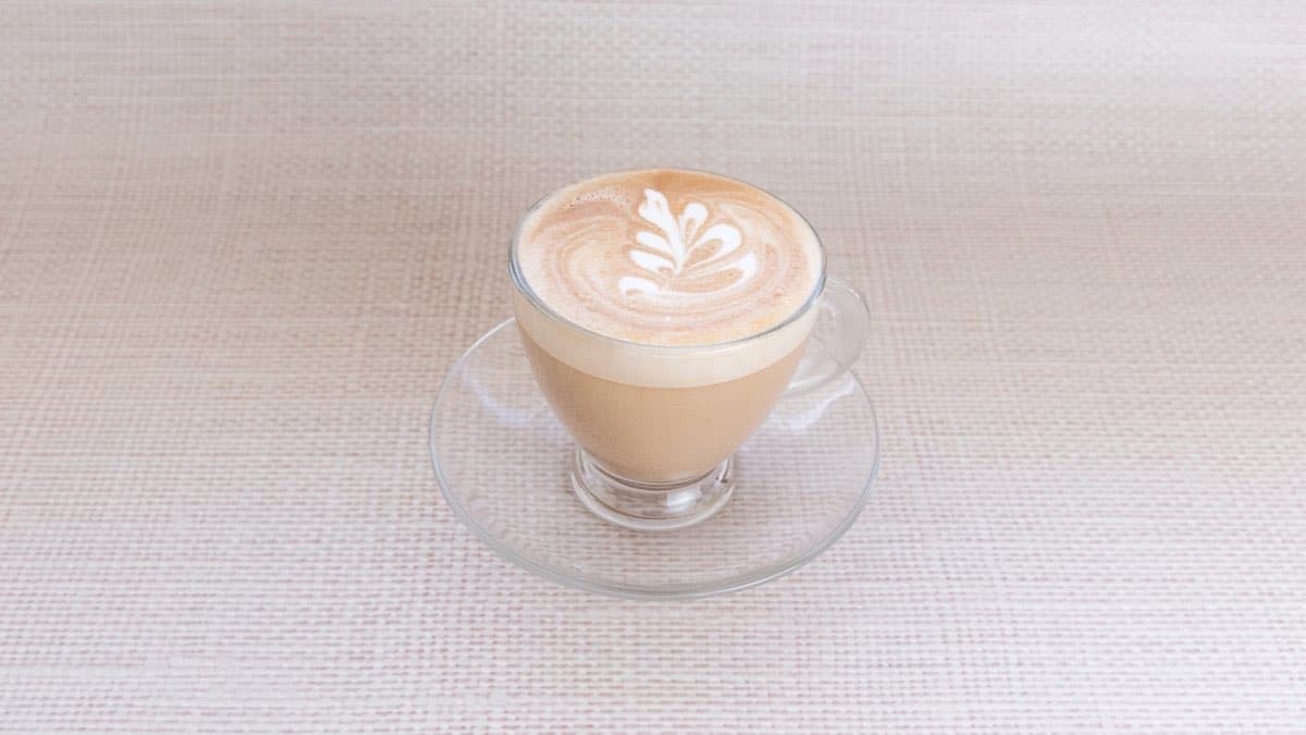 Cappuccino — Heart on top, most mornings.